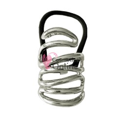 Inel pentru prins parul din metal model DMX01CC Argintiu